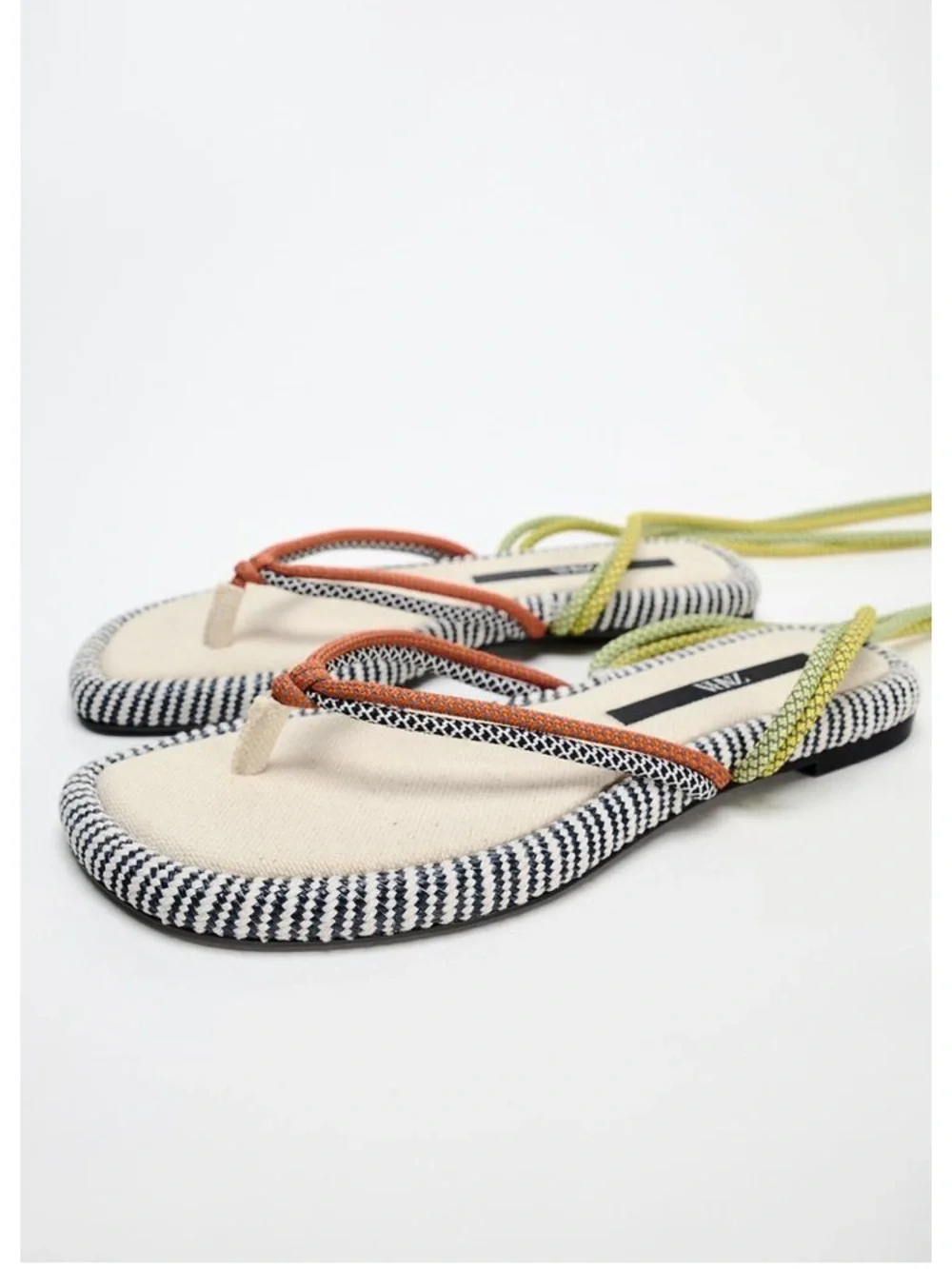 Zara flat rope sandals size 42 - Picture 14 of 16